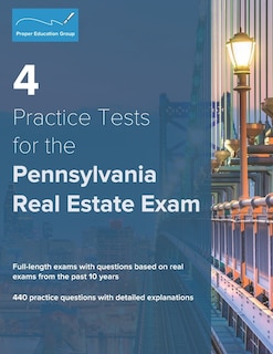 Couverture_4 Practice Tests for the Pennsylvania Real Estate Exam