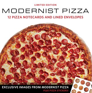 Modernist Pizza 12 Notecards and Envelopes Boxed Set