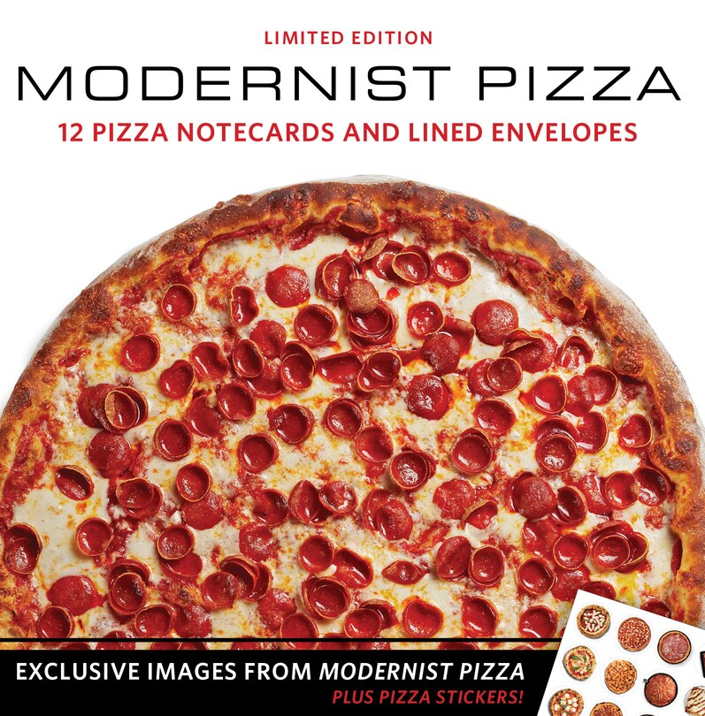 Front cover_Modernist Pizza 12 Notecards and Envelopes Boxed Set