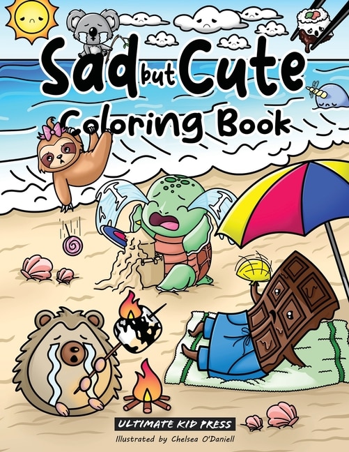 Front cover_Sad but Cute Coloring Book