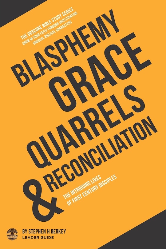 Couverture_Blasphemy, Grace, Quarrels and Reconciliation