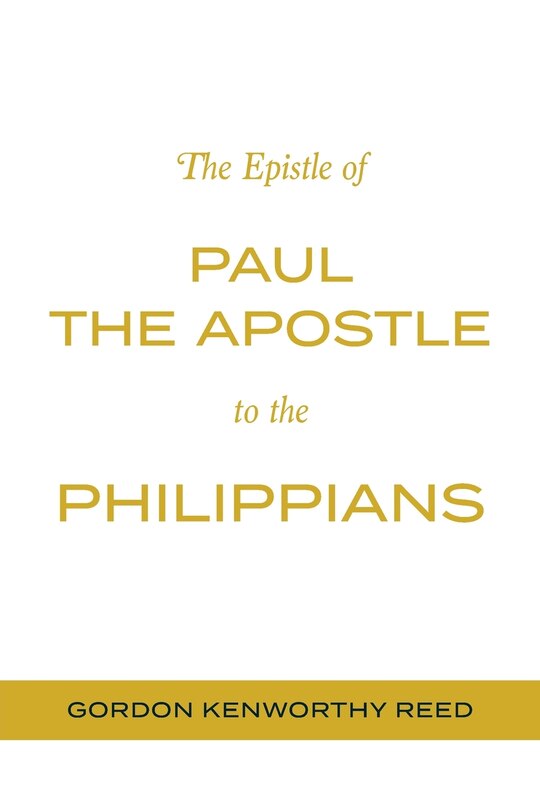 Front cover_The Epistle of Paul the Apostle to the Philippians