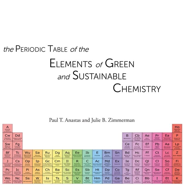 Front cover_The Periodic Table of the Elements of Green and Sustainable Chemistry