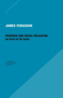 Front cover_Presence And Social Obligation