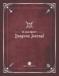 The Game Master's Dungeon Journal (Garnet Red)