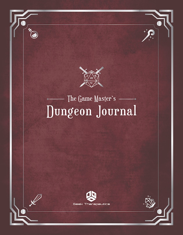 The Game Master's Dungeon Journal (Garnet Red)