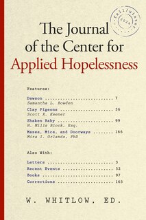 Front cover_The Journal of the Center for Applied Hopelessness