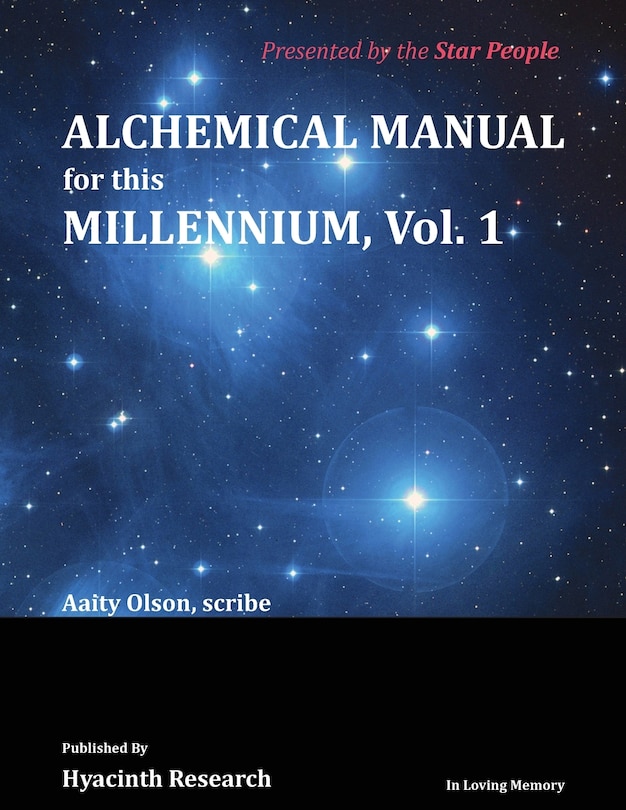 Couverture_Alchemical Manual for this Millennium Volume 1