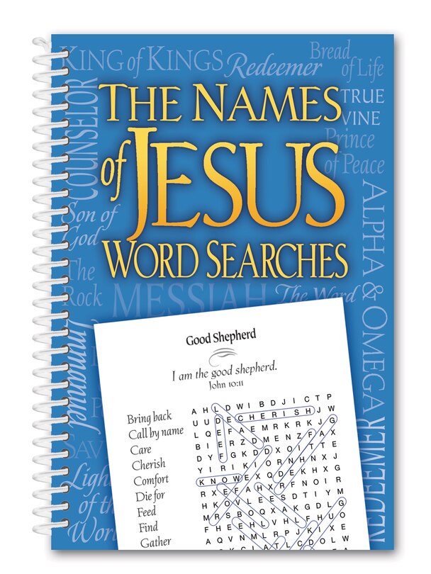 Front cover_The Names of Jesus Word Search