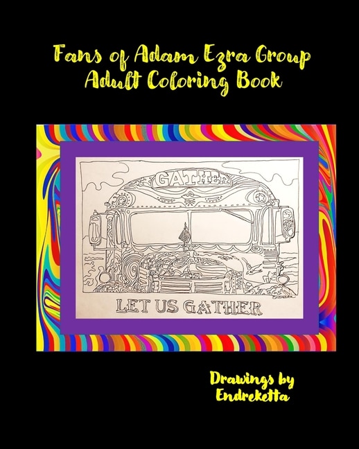 Front cover_Fans of Adam Ezra Group Adult Coloring Book