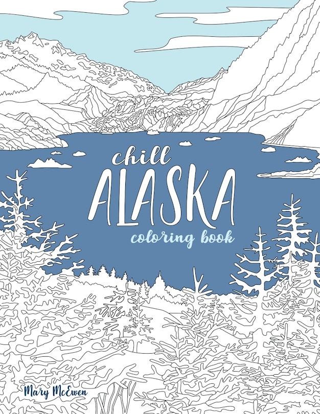 Front cover_Chill Alaska Coloring Book