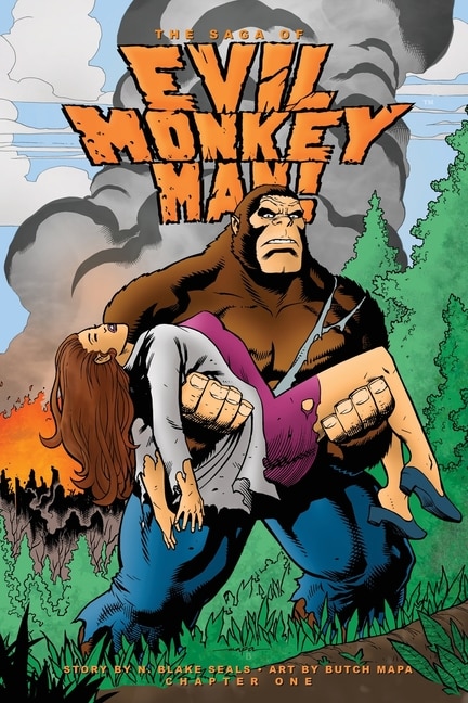 Front cover_The Saga of Evil Monkey Man Chapter One