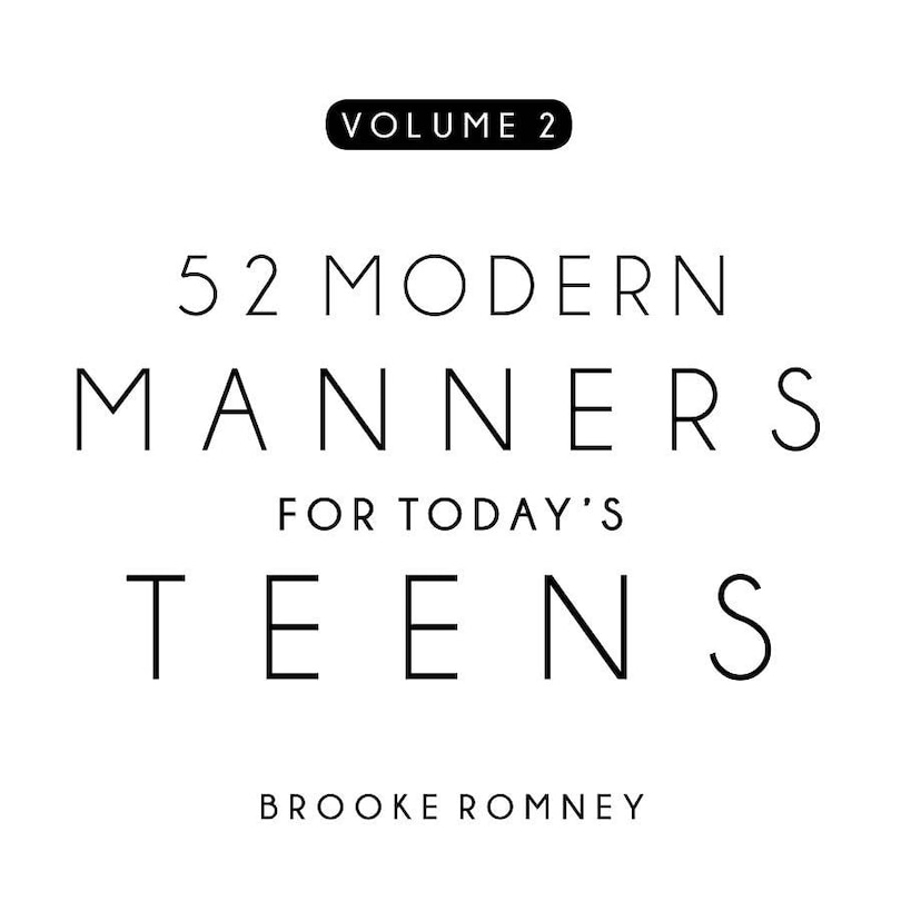 Front cover_52 Modern Manners for Today's Teens Vol. 2