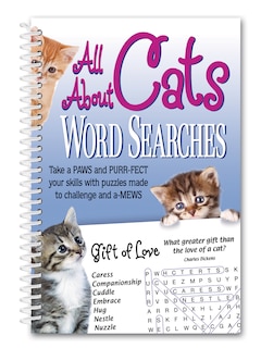 Front cover_All about Cats Word Searches