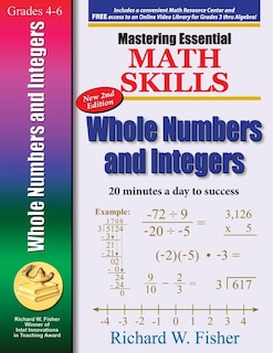Front cover_Mastering Essential Math Skills Whole Numbers And Integers, 2nd Edition