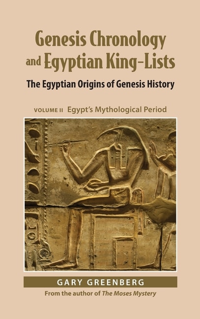 Front cover_Genesis Chronology and Egyptian King-Lists