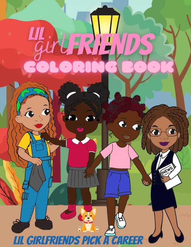 Couverture_Lil Girlfriends Coloring Book