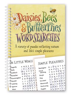 Front cover_Daisies, Bees & Butterflies Word Searches