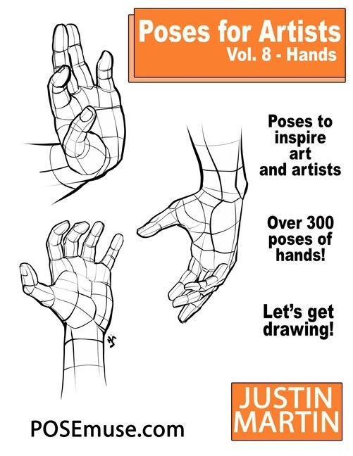 Couverture_Poses for Artists Volume 8 Hands