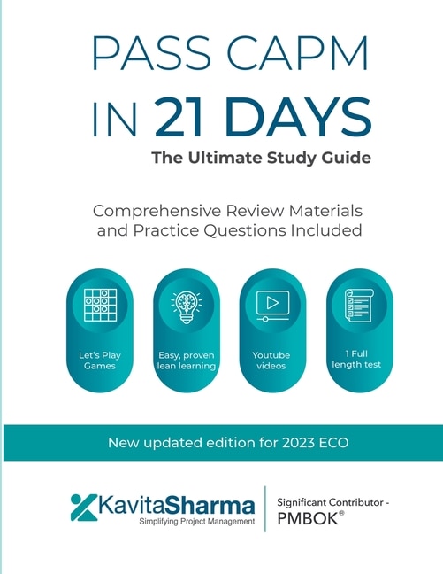 Front cover_Pass CAPM in 21 Days - the Ultimate Study Guide