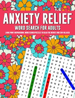 Couverture_Anxiety Relief Word Search Puzzles For Adults