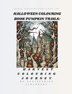 Front cover_Halloween Coloring book Pumpkin Trails