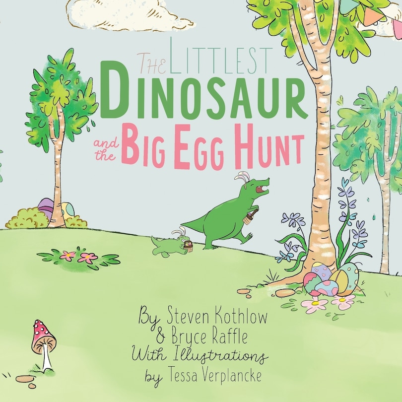 Front cover_The Littlest Dinosaur And The Big Egg Hunt