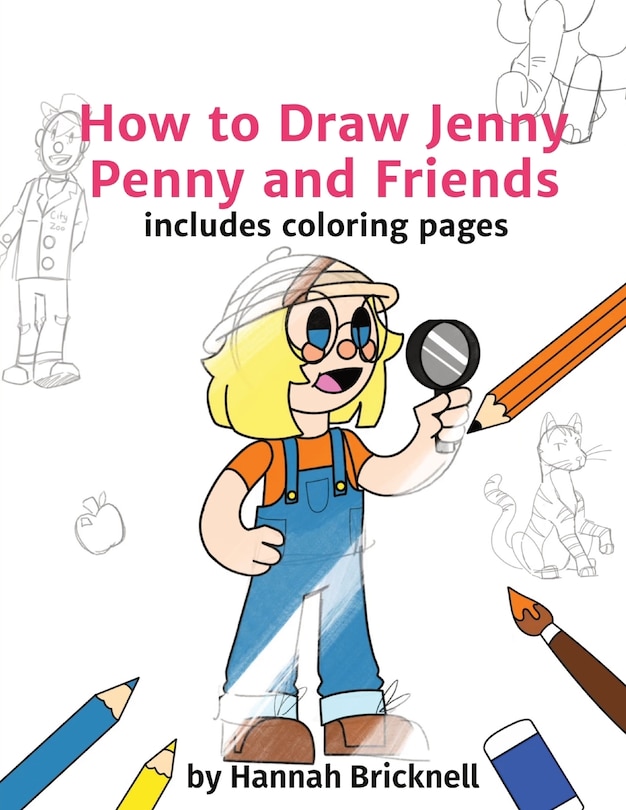 Front cover_How to Draw Jenny Penny and Friends