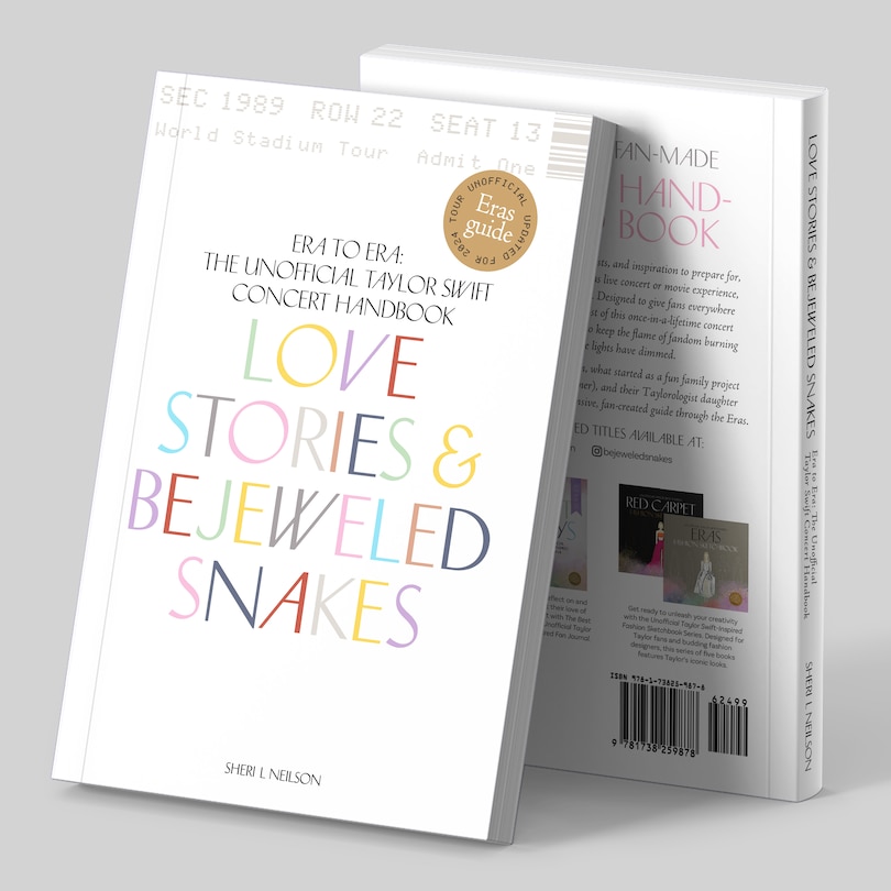 Couverture_Love Stories & Bejeweled Snakes: Era to Era: The Unofficial Taylor Swift Concert Handbook