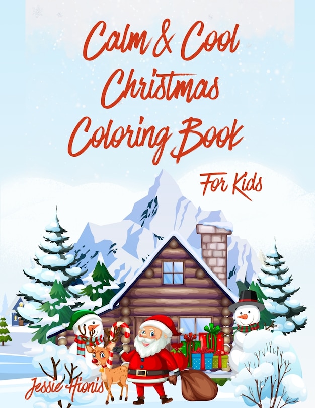 Couverture_Calm & Cool Christmas Coloring Book for Kids