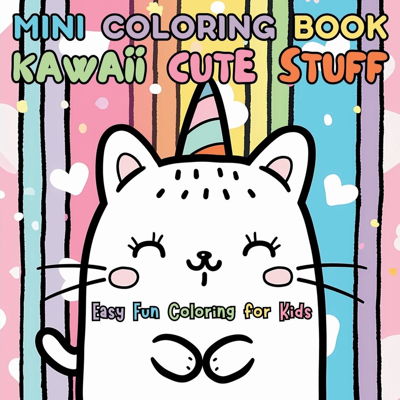 Couverture_Mini Coloring Book Kawaii Cute Stuff