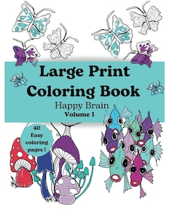 Front cover_Large Print Colouring Book -