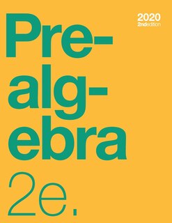 Couverture_Prealgebra 2e Textbook (2nd Edition) (paperback, b&w)