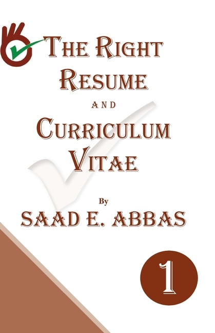 Couverture_The Right Resume and Curriculum Vitae