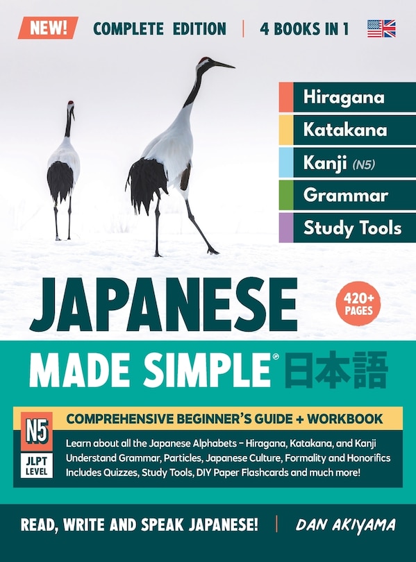 Couverture_Learning Japanese, Made Simple Beginner's Guide + Integrated Workbook Complete Series Edition (4 Books in 1)