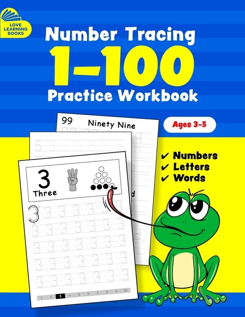Front cover_Number Tracing Book for Preschoolers and Kids