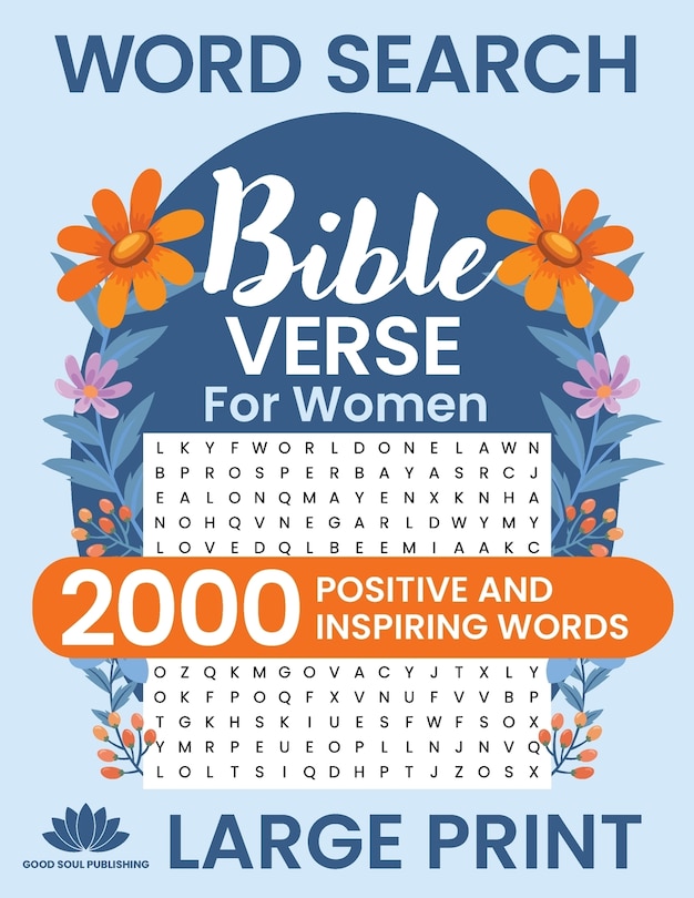 Front cover_Word Search Bible Verse for Women (Large Print)