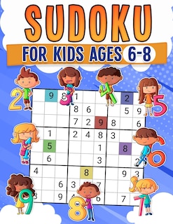 Front cover_Sudoku For Kids Ages 6-8
