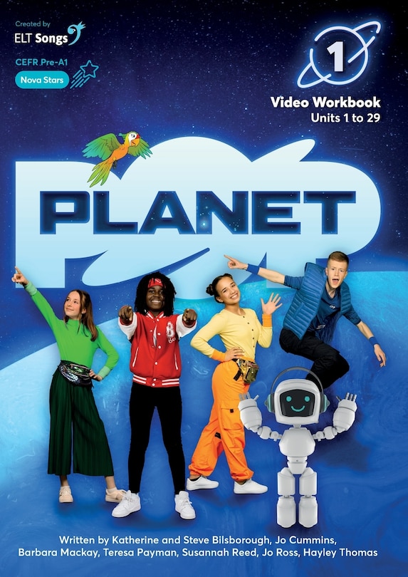 Front cover_Planet Pop Video Workbook 1