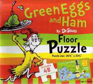 Dr Seuss Floor Puzzle Green Eggs & Ham by Seuss