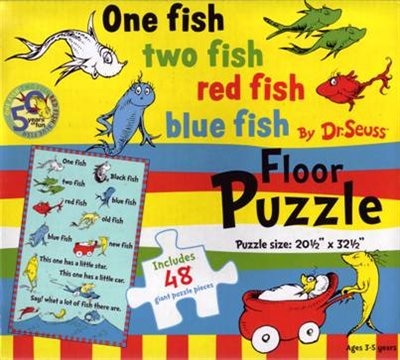 Couverture_Dr Seuss Floor Puzzle One Fish, Two Fish