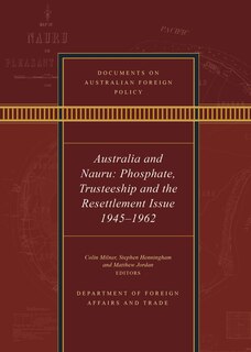 Front cover_Documents on Australian Foreign Policy