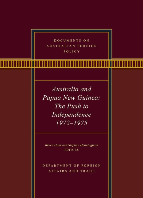 Front cover_Documents on Australian Foreign Policy