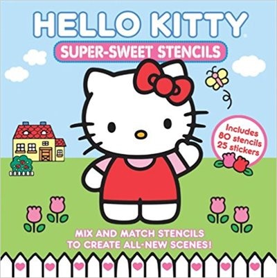 Front cover_HELLO KITTY FASHION STENCIL SKETCHBK