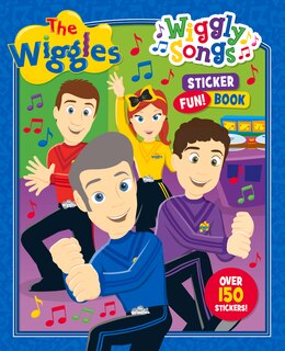Front cover_The Wiggles Wiggly Songs Sticker Fun Book
