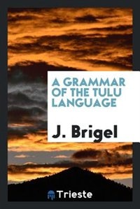Couverture_A grammar of the Tulu language