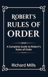 Couverture_Robert's Rules Of Order