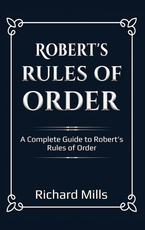 Couverture_Robert's Rules Of Order