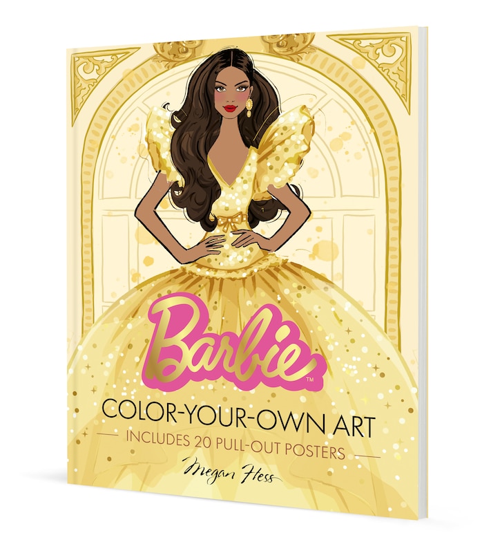 Couverture_Barbie: Color-Your-Own Art