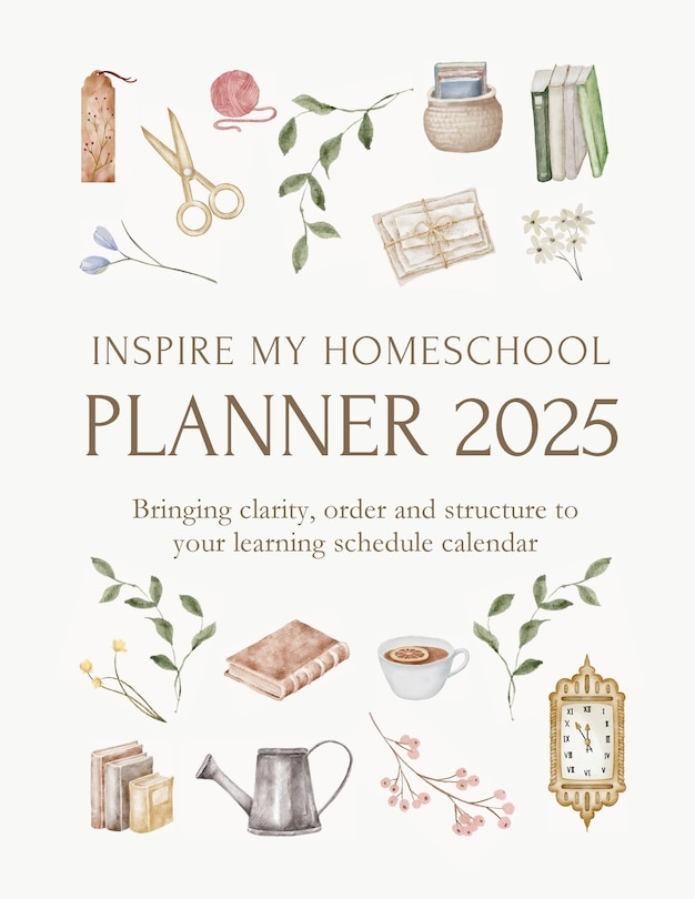 Couverture_Inspire My Homeschool Planner 2025